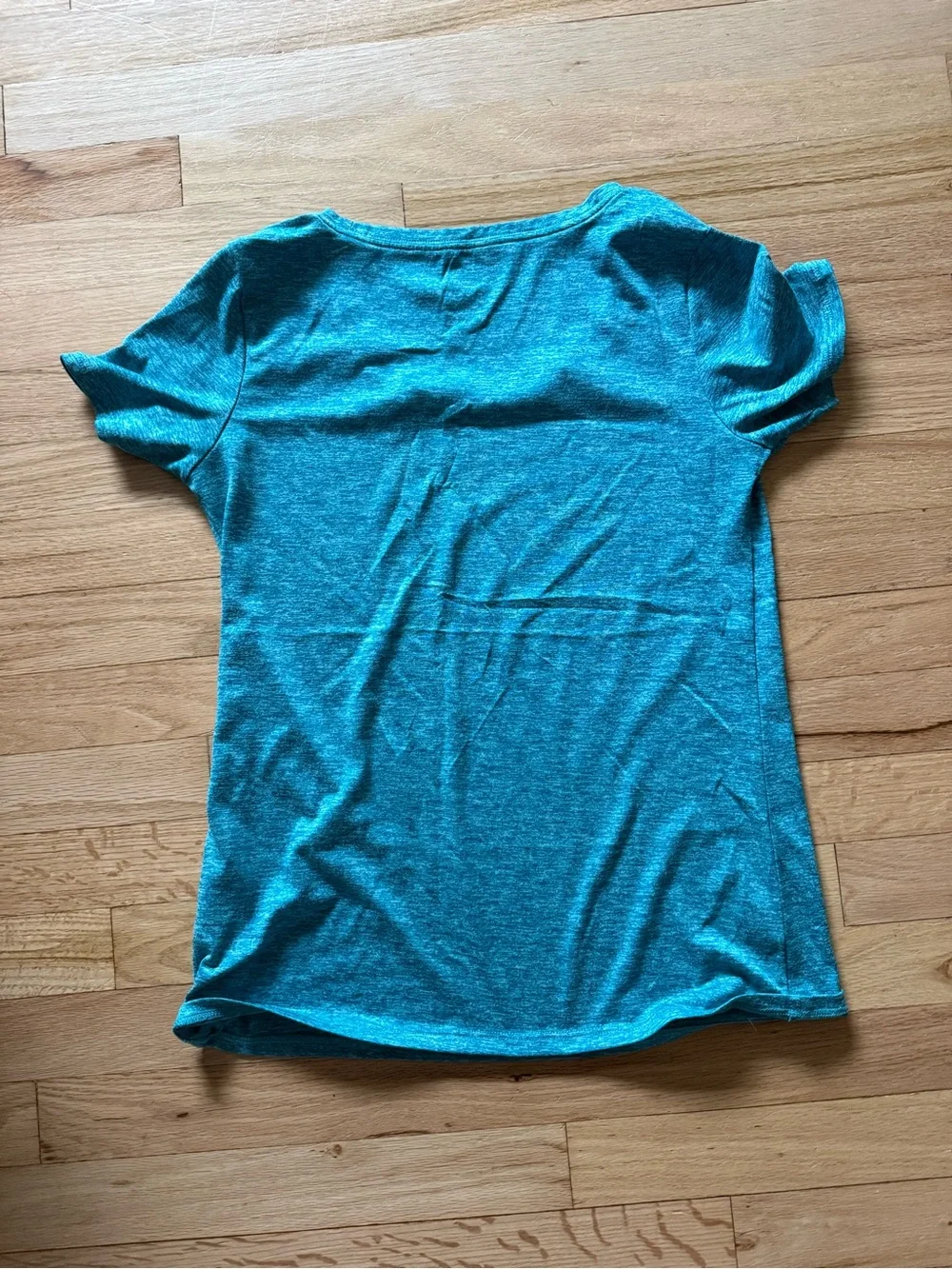 Nike Women's Teal Scoop Neck Dri-FIT Tee
